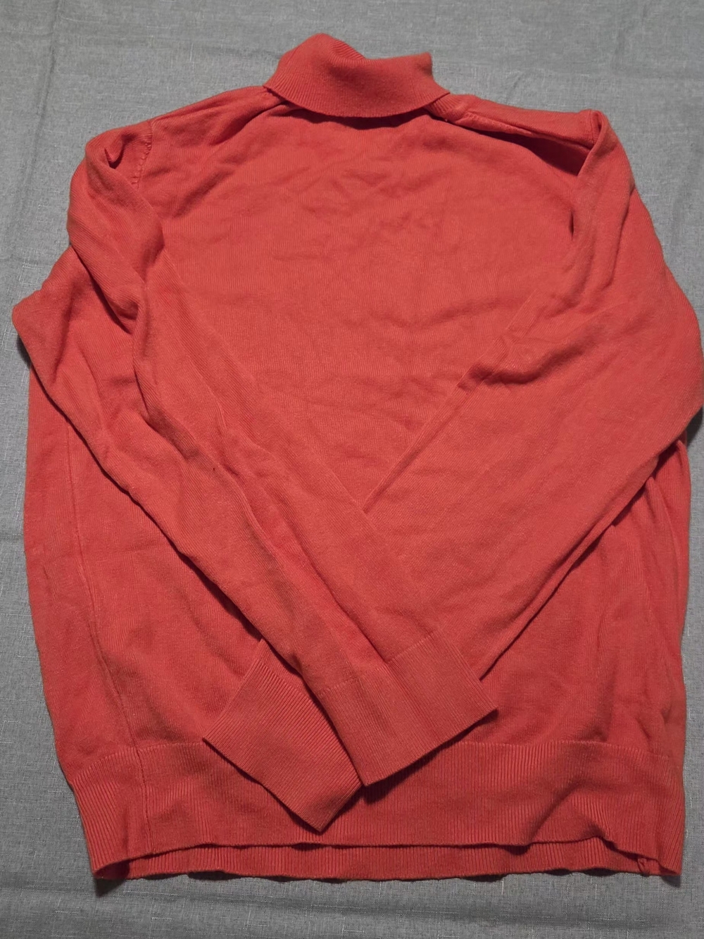 Women's Orange Turtle Neck